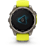 Garmin fenix 8 Sapphire Solar Edition 47mm GPS Watch, Titanium with Amp Yellow/Graphite Silicone, 010-02906-20