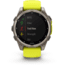 Garmin fenix 8 Sapphire Solar Edition 47mm GPS Watch, Titanium with Amp Yellow/Graphite Silicone, 010-02906-20