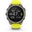 Garmin fenix 8 Sapphire Solar Edition 47mm GPS Watch, Titanium with Amp Yellow/Graphite Silicone, 010-02906-20