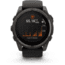 Garmin fenix 8 Sapphire Solar Edition 51mm GPS Watch, Carbon Gray DLC Titanium with Black/Pebble Gray Silicone, 010-02907-10