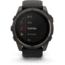 Garmin fenix 8 Sapphire Solar Edition 51mm GPS Watch, Carbon Gray DLC Titanium with Black/Pebble Gray Silicone, 010-02907-10