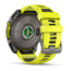Garmin fenix 8 Sapphire Solar Edition 51mm GPS Watch, Titanium with Amp Yellow/Graphite Silicone, 010-02907-20