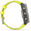 Garmin fenix 8 Sapphire Solar Edition 51mm GPS Watch, Titanium with Amp Yellow/Graphite Silicone, 010-02907-20