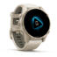 Garmin fenix 8 AMOLED 43mm GPS Watch, Sapphire, Soft Gold with Fog Gray/Dark Sandstone Silicone Band, 010-02903-10