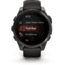 Garmin fenix 8 AMOLED 47mm GPS Watch, Sapphire, Carbon Gray DLC Titanium with Black/Pebble Gray Silicone, 010-02904-20
