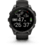 Garmin fenix 8 AMOLED 47mm GPS Watch, Sapphire, Carbon Gray DLC Titanium with Black/Pebble Gray Silicone, 010-02904-20
