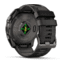 Garmin fenix 8 AMOLED 51mm GPS Watch, Sapphire, Carbon Gray DLC Titanium with Black/Pebble Gray Silicone, 010-02905-20