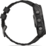 Garmin fenix 8 AMOLED 51mm GPS Watch, Sapphire, Carbon Gray DLC Titanium with Black/Pebble Gray Silicone, 010-02905-20