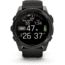 Garmin fenix 8 AMOLED 51mm GPS Watch, Sapphire, Carbon Gray DLC Titanium with Black/Pebble Gray Silicone, 010-02905-20
