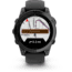 Garmin fenix E AMOLED 47mm GPS Watch, Slate Gray Steel with Black Silicone Band, 010-03025-03