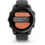 Garmin fenix E AMOLED 47mm GPS Watch, Slate Gray Steel with Black Silicone Band, 010-03025-03