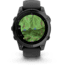 Garmin fenix E AMOLED 47mm GPS Watch, Slate Gray Steel with Black Silicone Band, 010-03025-03