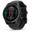 Garmin fenix E AMOLED 47mm GPS Watch, Slate Gray Steel with Black Silicone Band, 010-03025-03