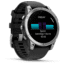Garmin fenix E AMOLED 47mm GPS Watch, Stainless Steel with Black Silicone Band, 010-03025-02