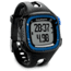 Garmin Forerunner 15 GPS Running Watch, Black and Blue, Large, Heart Rate Monitor, Charging/Data Clip, Man 010-01241-40