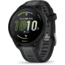 Garmin Forerunner 165 Music 43mm Watch, Black/Slate Gray, 010-02863-30