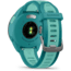 Garmin Forerunner 165 Music 43mm Watch, Turquoise/Aqua, 010-02863-32