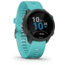 Garmin Forerunner 245 Music Running Watch, Black/Aqua, 010-02120-22