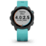 Garmin Forerunner 245 Music Running Watch, Black/Aqua, 010-02120-22