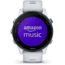 Garmin Forerunner 255 Music 46mm Watch, Whitestone, 010-02641-21