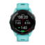 Garmin Forerunner 265 Watch, Black Bezel w/ Aqua Case and Aqua/Black Silicone Band, 010-02810-02