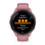 Garmin Forerunner 265S Watch, Black Bezel w/ Light Pink Case and Light Pink/Powder Gray Silicone Band, 010-02810-05