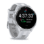 Garmin Forerunner 965, Titanium Bezel w/ Whitestone Case and Whitestone/Powder Gray Silicone Band, 010-02809-01