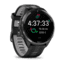 Garmin Forerunner 965 Watch, Carbon Gray DLC Titanium Bezel w/ Black Case and Black/Powder Gray Silicone Band, 010-02809-00