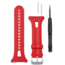 Garmin Forerunner Replacement 10/15 Wrist Band, Red, Large 010-11251-49