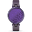 Garmin Lily Smartwatch - Womens, Black Currant / Deep Orchid Silicone, 010-02384-02