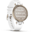 Garmin Lily Smartwatch - Womens, Metal Hazel / White Silicone, 010-02384-00