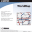 Garmin On the Road Maps GPS MapSource WorldMap CD ROM 010-10215-01 w/ Free S&amp;H