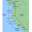 Garmin On The Water GPS Cartography BlueChart: West Coast Bathymetric Map 010-C0888-00 w/ Free S&H