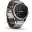 Garmin Quatix 6 Titanium Watch 47mm - Sapphire Edtion, w/ Ti Band, Gray, 010-02158-94