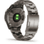 Garmin Quatix 6 Titanium Watch 47mm - Sapphire Edtion, w/ Ti Band, Gray, 010-02158-94