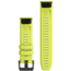 Garmin Quick Fit 22 Watch Band, Amp Yellow Silicone, 22 mm, 010-12863-04