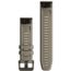 Garmin Quick Fit 22 Watch Band, Dark Sandstone Silicone, 22 mm, 010-12863-02