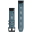 Garmin Quick Fit 22 Watch Band, Lakeside Blue Silicone, 22 mm, 010-12863-03