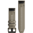 Garmin Quick Fit 26 Watch Band, Dark Sandstone Silicone, 26 mm, 010-12864-02
