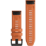 Garmin Quick Fit 26 Watch Band, Ember Orange Silicone, 26 mm, 010-12864-01