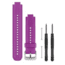 Garmin Replacement Band, Forerunner 25, Black/Purple, Small 010-11251-69