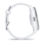 Garmin Venu 3 Watch, Silver Stainless Steel Bezel w/ Whitestone Case and Silicone Band, 010-02784-00