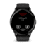 Garmin Venu 3 Watch, Slate Stainless Steel Bezel w/ Black Case and Silicone Band, 010-02784-01