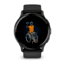 Garmin Venu 3 Watch, Slate Stainless Steel Bezel w/ Black Case and Silicone Band, 010-02784-01