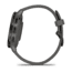 Garmin Venu 3S Watch, Slate Stainless Steel Bezel w/ Pebble Gray Case and Silicone Band, 010-02785-00