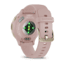 Garmin Venu 3S Watch, Soft Gold Stainless Steel Bezel w/ Dust Rose Case and Silicone Band, 010-02785-03
