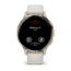 Garmin Venu 3S Watch, Soft Gold Stainless Steel Bezel w/ Ivory Case and Silicone Band, 010-02785-04