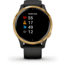 Garmin Venu GPS Smartwatch, Black/Gold, 010-02173-31