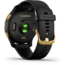 Garmin Venu GPS Smartwatch, Black/Gold, 010-02173-31