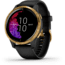 Garmin Venu GPS Smartwatch, Black/Gold, 010-02173-31